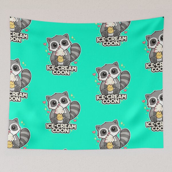 Item preview, Ice Cream Coon designed and sold by ttuniques.