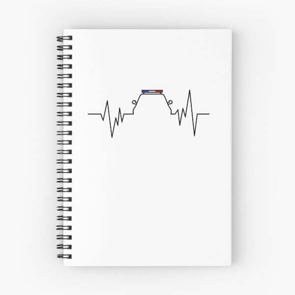 Item preview, Police Heartbeat EKG Car Design designed and sold by Dmo3HarkoArt.