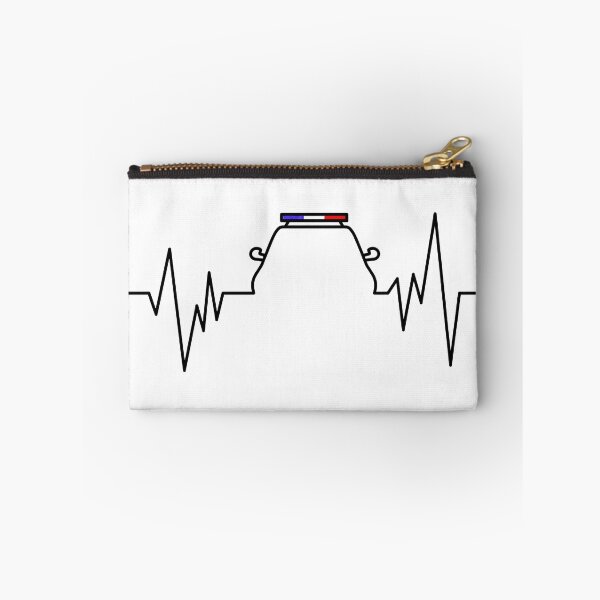 Item preview, Police Heartbeat EKG Car Design designed and sold by Dmo3HarkoArt.