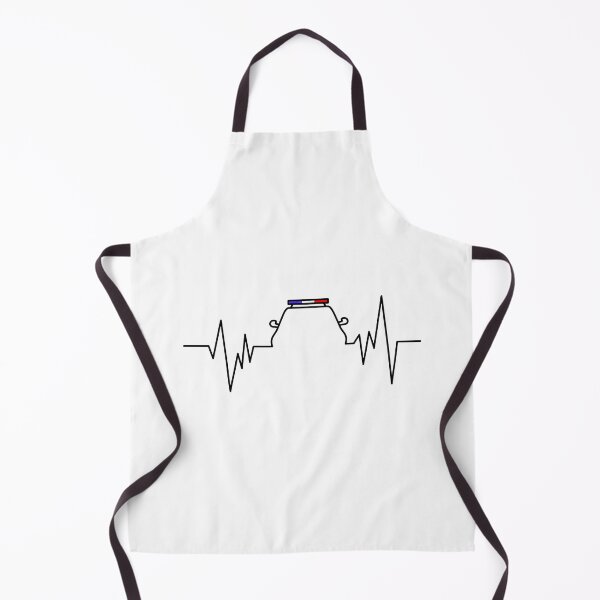 Item preview, Police Heartbeat EKG Car Design designed and sold by Dmo3HarkoArt.