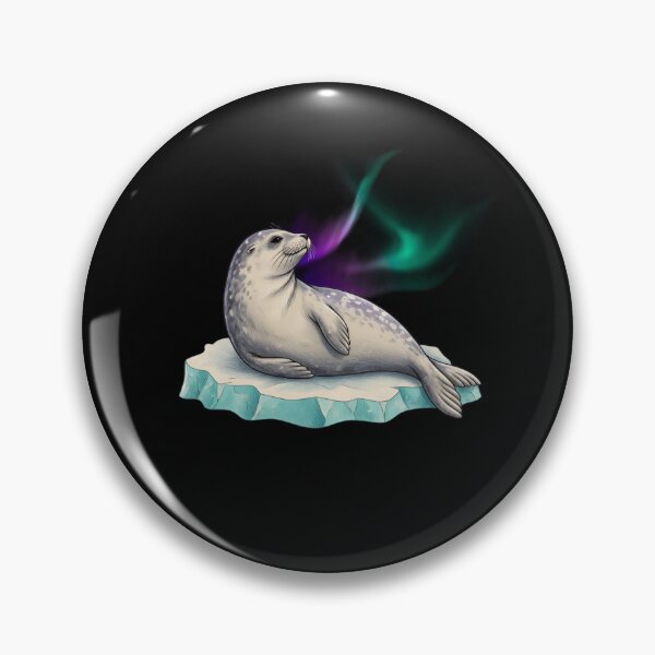 Item preview, Weddell Seal -  Aurora Seal Arctic Fantasy Illustration designed and sold by JessArty ⭐⭐⭐⭐⭐.