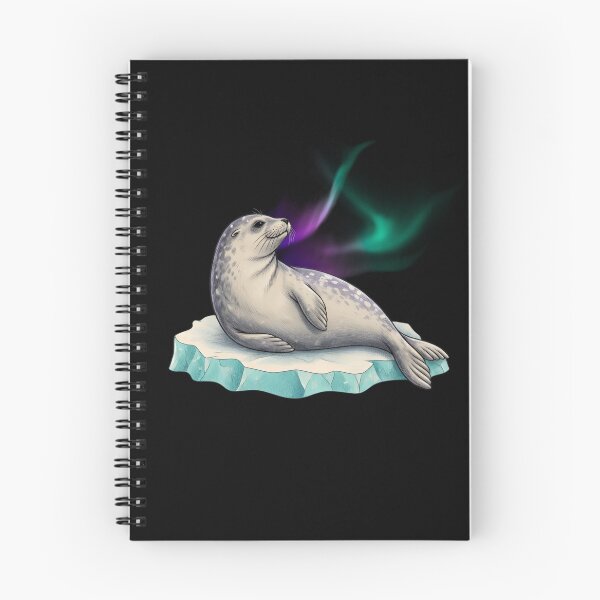 Item preview, Weddell Seal -  Aurora Seal Arctic Fantasy Illustration designed and sold by JessArty ⭐⭐⭐⭐⭐.