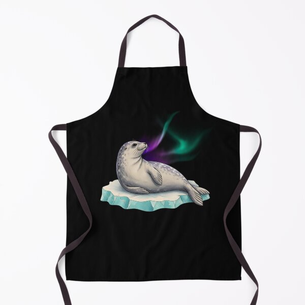 Item preview, Weddell Seal - Aurora Seal Arctic Fantasy Illustration designed and sold by JessArty ⭐⭐⭐⭐⭐.