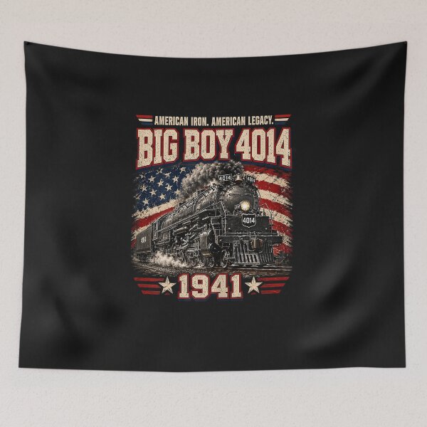 Item preview, Big Boy 4014 Vintage Steam Locomotive Railroad Train Engine designed and sold by FrankIsabel.