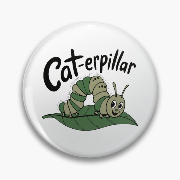 Item preview, Cute Whimsical Cartoon Green Caterpillar designed and sold by FaizArtShop.