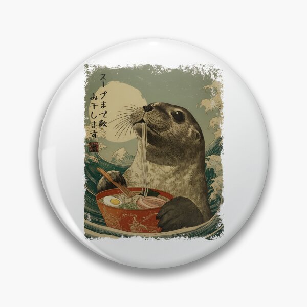 Item preview, Weddell Seal - Ramen Vintage Japanese designed and sold by JessArty ⭐⭐⭐⭐⭐.