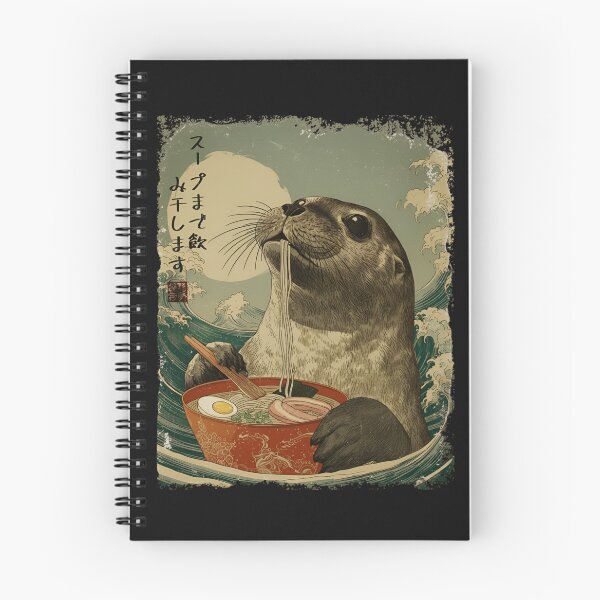 Item preview, Weddell Seal - Ramen Vintage Japanese designed and sold by JessArty ⭐⭐⭐⭐⭐.
