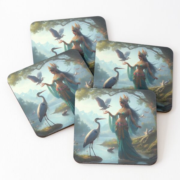 Item preview, Goddess and heron designed and sold by ZeusGallery.