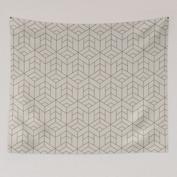 Item preview, Neutral geometric pattern, luxury minimal abstract interior design designed and sold by Aurum-design.