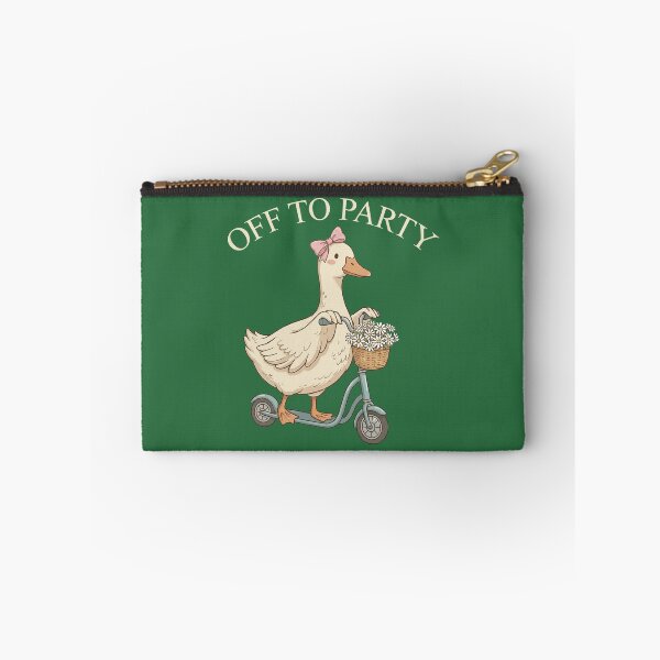 Item preview, Off To Party Silly Goose Bridesmaid Shirts Funny Goose Bachelorette Party Tee Matching Bridal Party Gift Bach Weekend Wedding T-Shirt designed and sold by LessIsLoud.