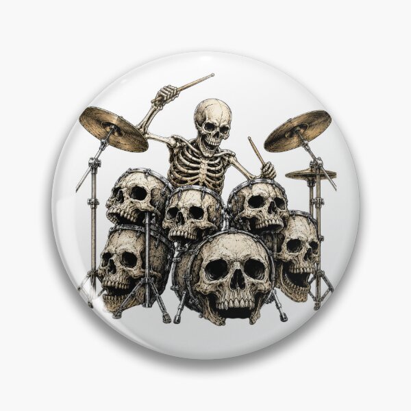 Item preview, Death playing the drums designed and sold by Nela-&-Lena.