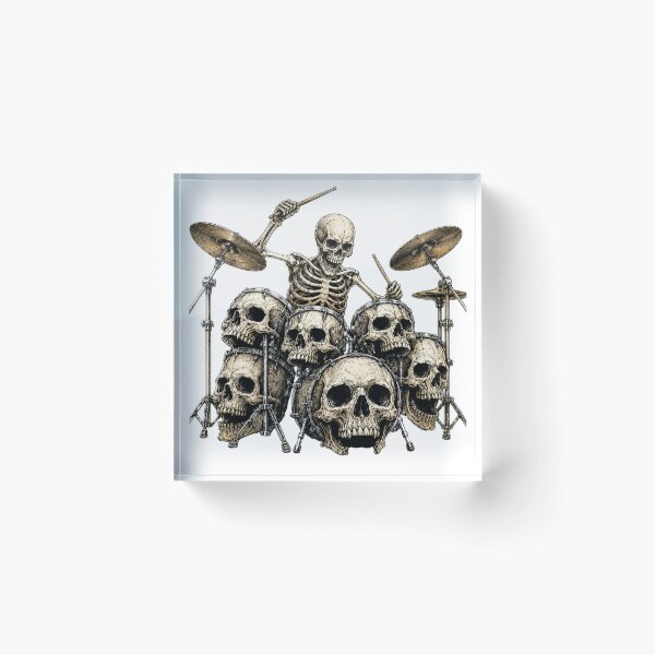 Item preview, Death playing the drums designed and sold by Nela-&-Lena.