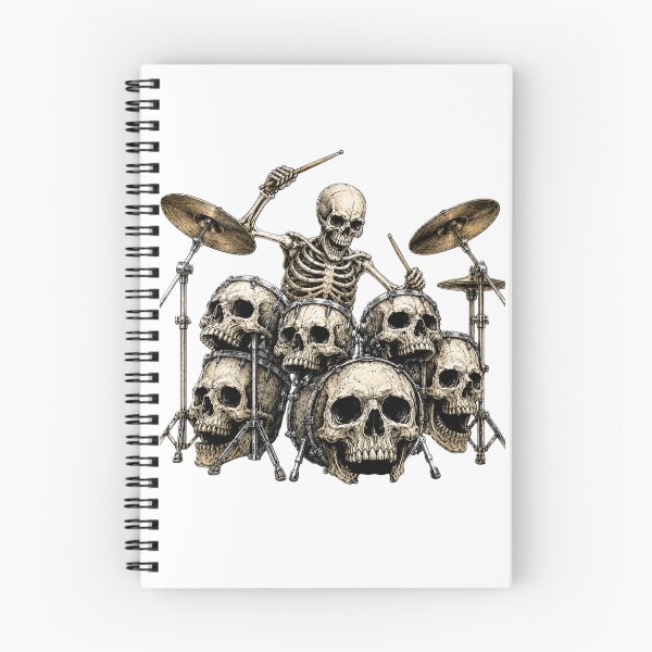 Item preview, Death playing the drums designed and sold by Nela-&-Lena.