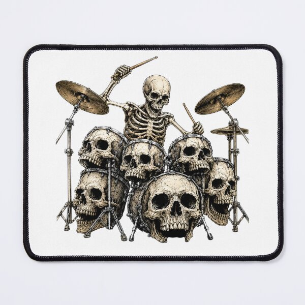 Item preview, Death playing the drums designed and sold by Nela-&-Lena.