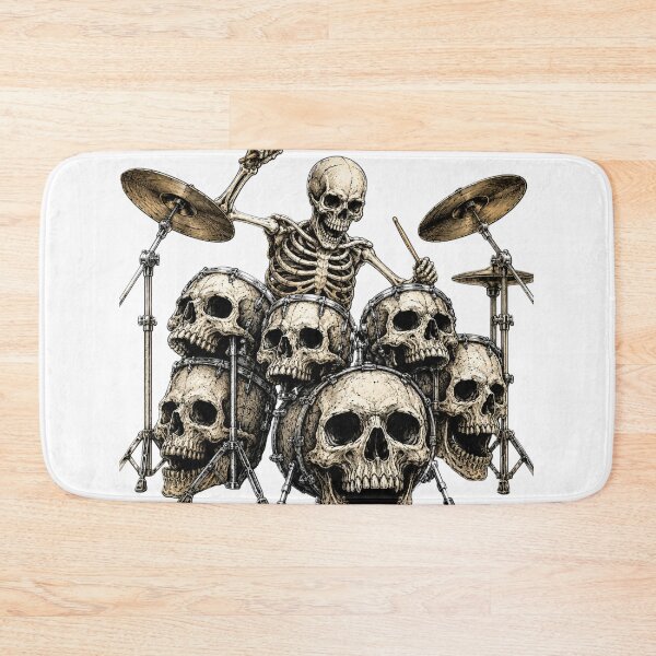 Item preview, Death playing the drums designed and sold by Nela-&-Lena.