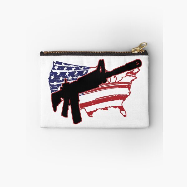 Item preview, AR-15 and Red, White, and Blue USA Map designed and sold by HectorCantres.