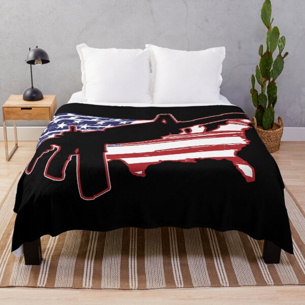 Item preview, AR-15 and Red, White, and Blue USA Map designed and sold by HectorCantres.
