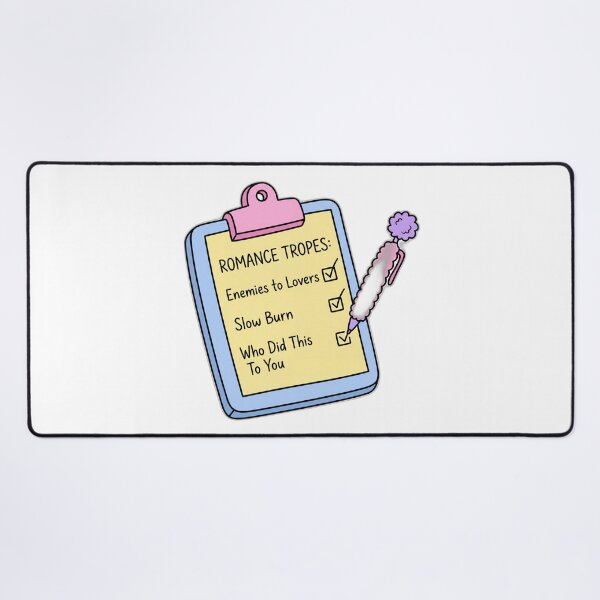 Item preview, Romance Tropes Checklist Aesthetic Clipboard designed and sold by ryanguas.