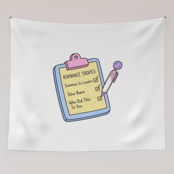 Item preview, Romance Tropes Checklist Aesthetic Clipboard designed and sold by ryanguas.