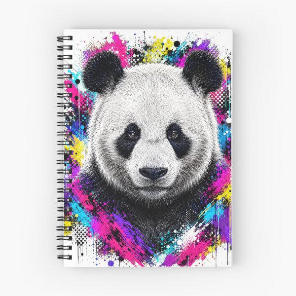 Item preview, Panda Street Art Graffiti Portrait designed and sold by Tobull.