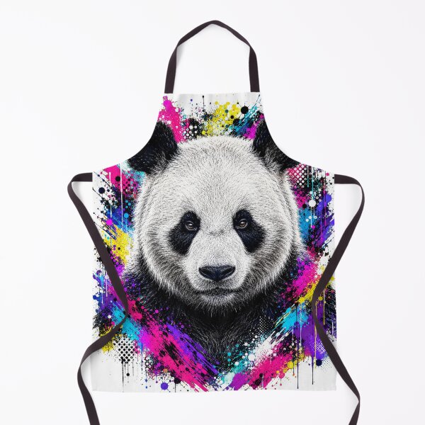 Item preview, Panda Street Art Graffiti Portrait designed and sold by Tobull.