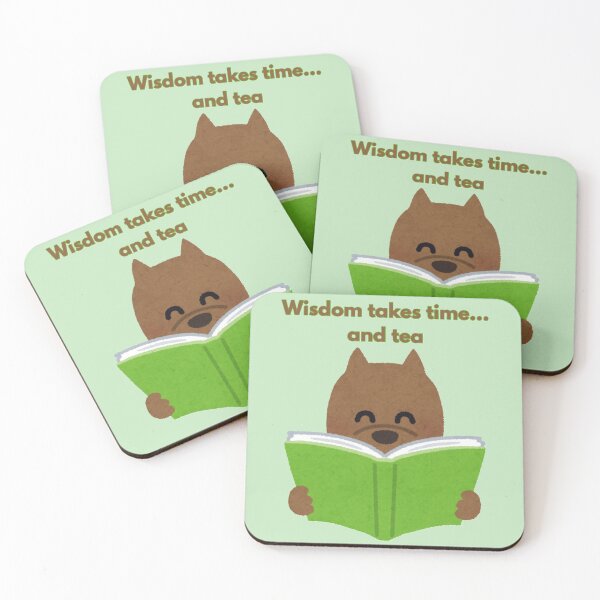 Item preview, Wisdom takes time...and tea designed and sold by creativityisfun.