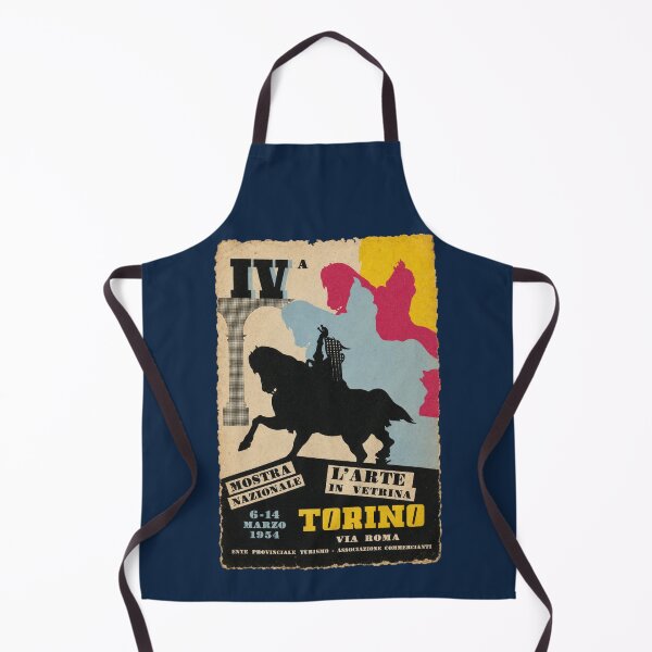 Item preview, Turin Art Exhibition 1954 - Vintage Italian Poster designed and sold by Torinostalgia.