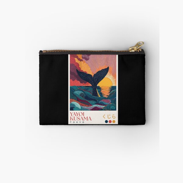 Item preview, Yayoi Kusama Whale Tail Poster - Sunset Ocean Kujira Wall Art Print, Tokyo Marine Decor designed and sold by MorningJoco.