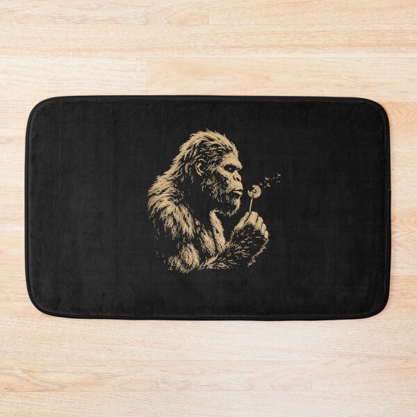 Item preview, Bigfoot Blowing Dandelion Vintage Sasquatch Design designed and sold by FrankIsabel.