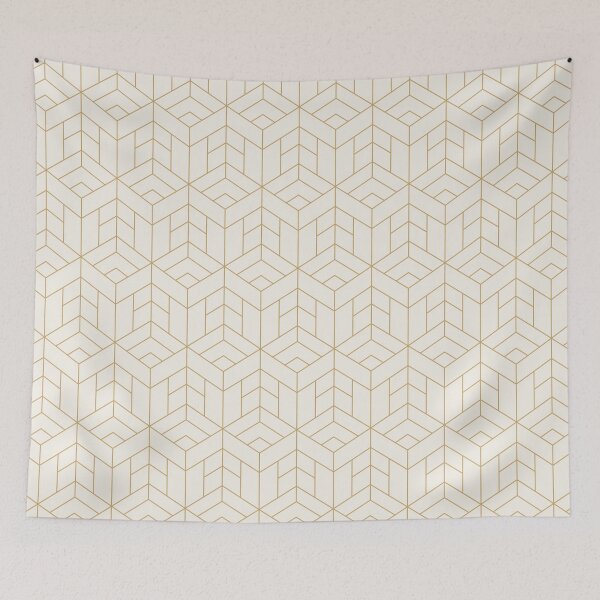 Item preview, Luxury geometric pattern art print, minimal gold abstract interior design designed and sold by Aurum-design.