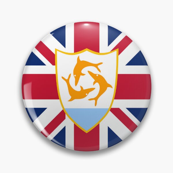 Item preview, Anguilla Circle Flag AI designed and sold by shitpostee.