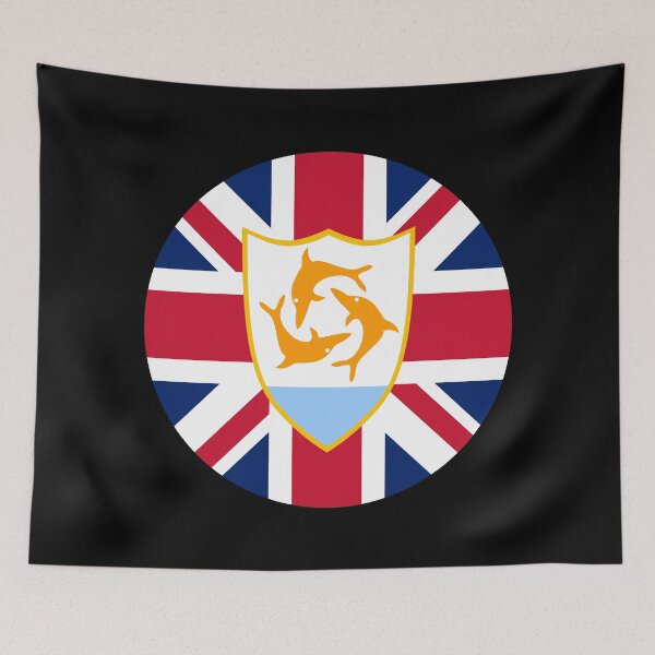 Item preview, Anguilla Circle Flag AI designed and sold by shitpostee.