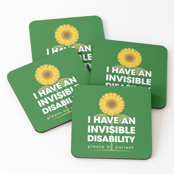 Item preview, I Have An Invisibile Disability Please Be Patient Sunflower designed and sold by Welldoh.