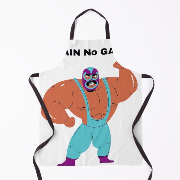 Item preview, Funny Luchador Wrestler No Pain No Gain T-Shirt designed and sold by VibeTees38.