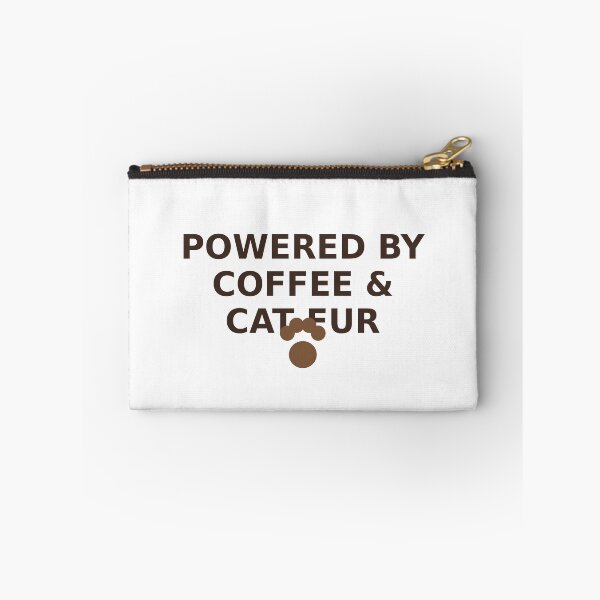 Item preview, Powered By Coffee And Cat Fur designed and sold by Gehanefathi.