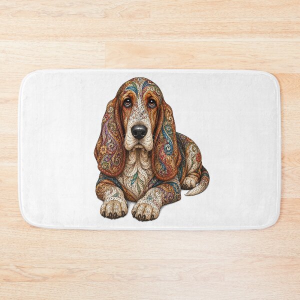 Item preview, Intricate Basset Hound designed and sold by PaintedbyCarol.