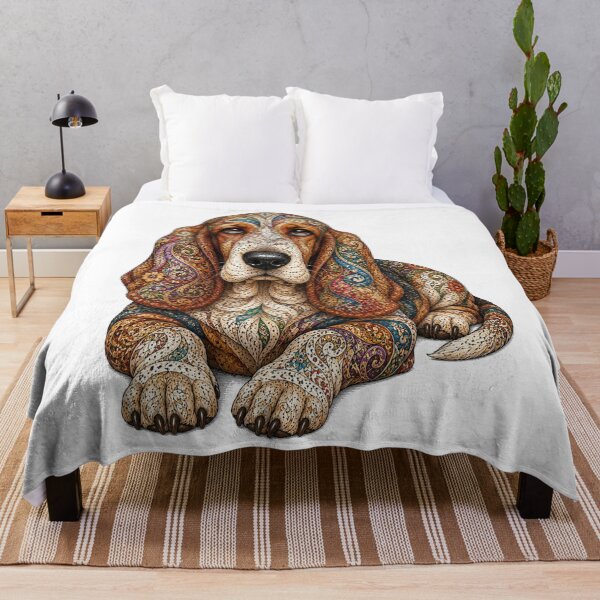 Item preview, Intricate Basset Hound designed and sold by PaintedbyCarol.