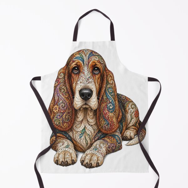 Item preview, Intricate Basset Hound designed and sold by PaintedbyCarol.