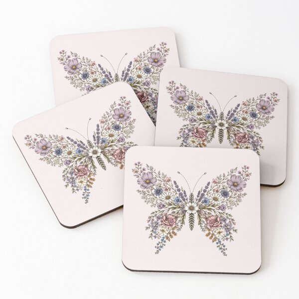 Item preview, Butterfly Back, Floral Butterfly, Cottagecore Pressed Flower, Boho Nature designed and sold by Sprinkle12345.