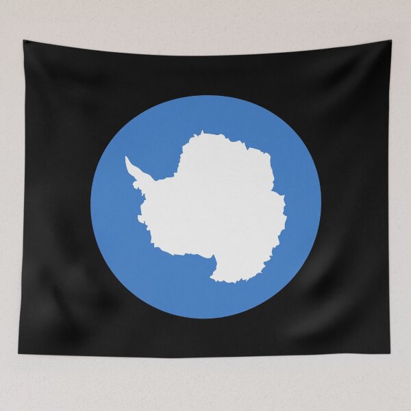 Item preview, Antarctica Circle Flag AQ designed and sold by shitpostee.