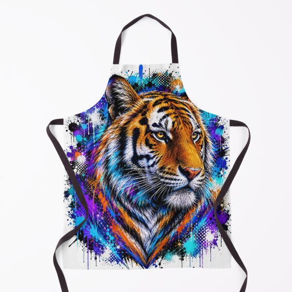 Artikelvorschau, Tiger Street Art Graffiti Portrait entworfen und verkauft von Tobull.