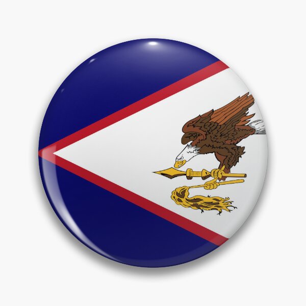 Item preview, American Samoa Circle Flag AS designed and sold by shitpostee.
