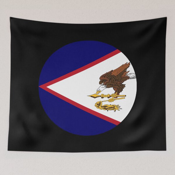 Artikelvorschau, Amerikanisch-Samoa Kreisflagge AS entworfen und verkauft von shitpostee.