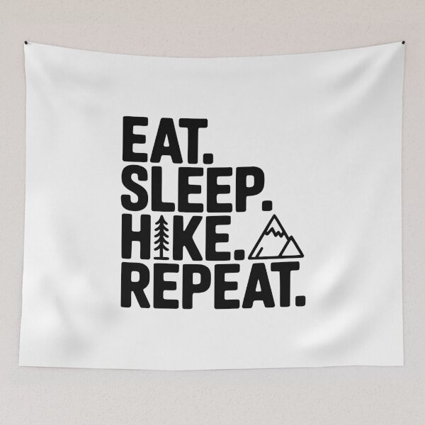 Item preview, Eat. Sleep. Hike. Repeat. designed and sold by Frank Ring.
