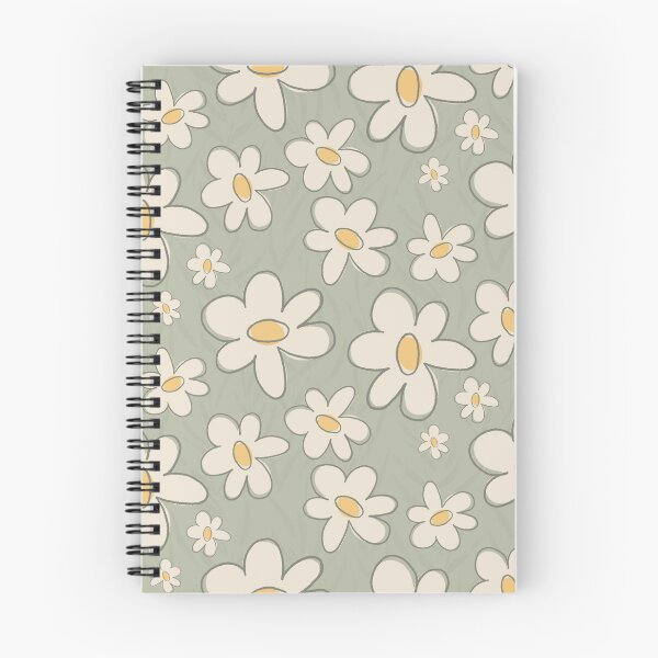 Item preview, Sage Green Retro Daisy Garden designed and sold by MaddaMom.