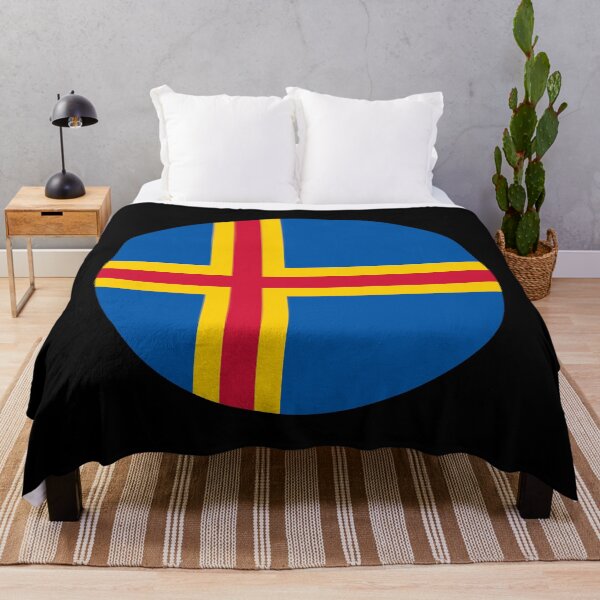 Item preview, Åland Islands Circle Flag AX designed and sold by shitpostee.