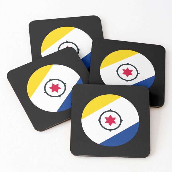 Item preview, Caribbean Netherlands Circle Flag BQ designed and sold by shitpostee.