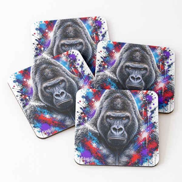 Item preview, Gorilla Street Art Graffiti Portrait designed and sold by Tobull.
