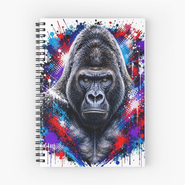 Item preview, Gorilla Street Art Graffiti Portrait designed and sold by Tobull.