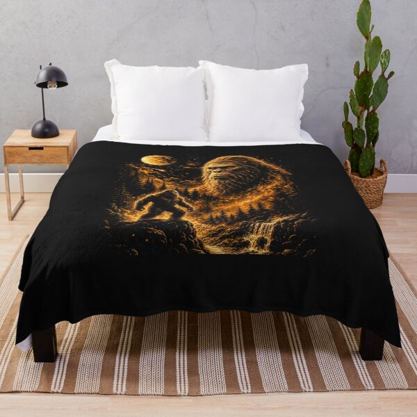 Item preview, Bigfoot Sasquatch Graphic Tee Cryptid Big Foot Moon Nature designed and sold by FrankIsabel.